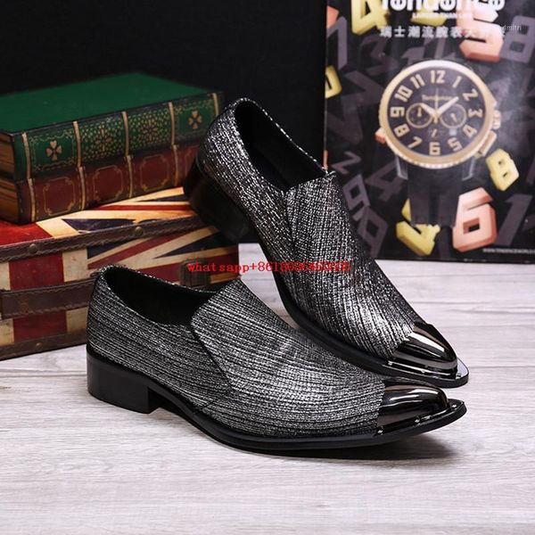

men shoes metallic sliver gold loafers mens glitter shoes dress wedding formal italian men leather1, Black