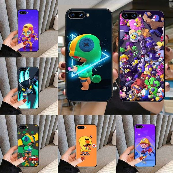 

game brawl phone case for huawei honor nova 5 7 8 9 10 20 30 a c t i x lite pro black cell cover fashion prime pretty bumper