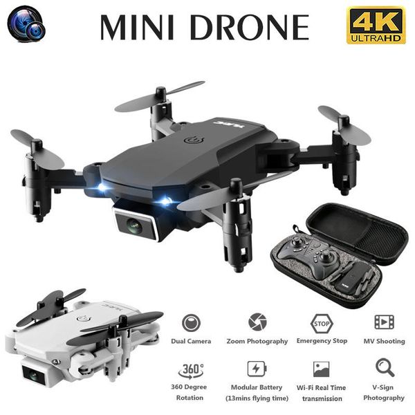 

drones s66 mini rc drone 4k hd camera aerial pography helicopter gravity induction folding quadcopter fpv dron boy toy gift