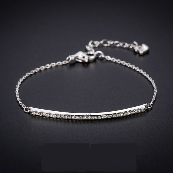 

qr0c7 word family smiling face female line smile simple small bracelet bracelet fresh simple temperament one shi network red recommended ylr, Golden;silver