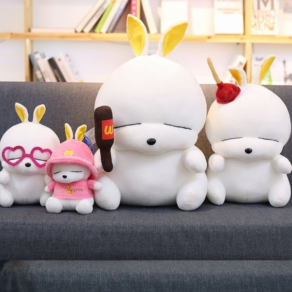 

1шт 30cm45cm симпатичный плюшевый мультфильм мягкие mashimaro кролик мягкие игрушки 5 стили дети девушки день рождения подарки
