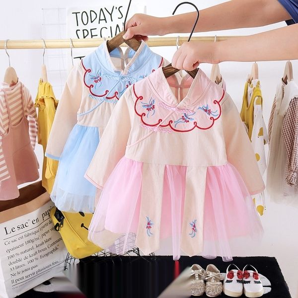 

hanfu girls autumn dress girls baby 2020 new summer ancient clothes chinese children's children's ancient costume children'ss, Black;gray