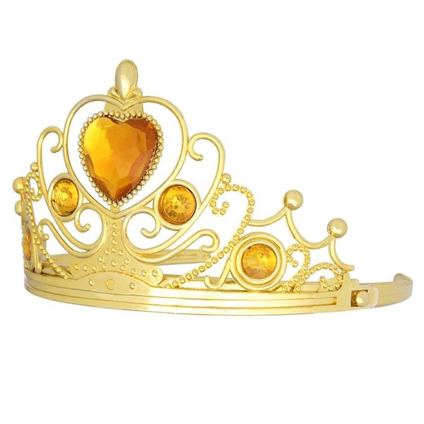 

child plastic crown kid festival golden color crowns children festivals party perform hair hoop new arrival 1 9xl l1