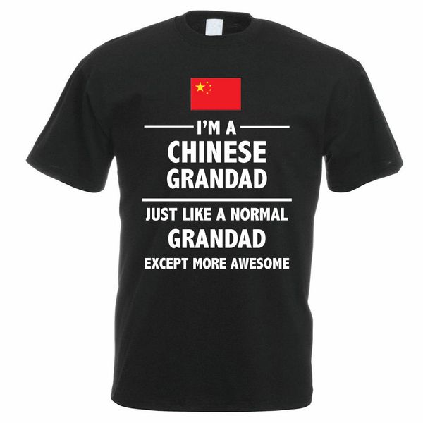 

2019 fashion casual men t-shirt i'm a chinese grandad - china / father's day / funny gift idea mens t-shirt sport hooded sweatshir