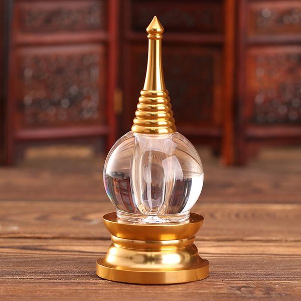 

special offer buddhism supplies luxury tibet quintar stupas temple exquisite electroplating furnishing dagoba temple home decor