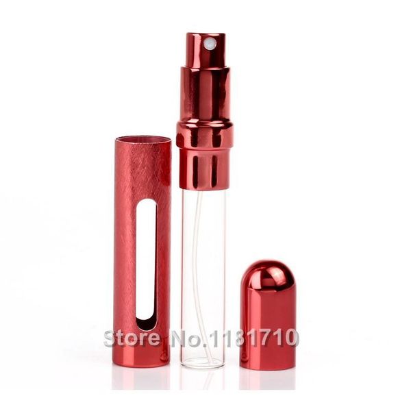 

6/20/50pcs 12ml aluminum perfume bottle empty glass atomizer refillable mini pump spray bottle tra jllwkf