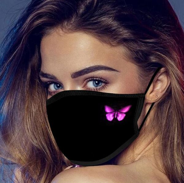 

designer face personality butterfly mouth cover fashion dustproof reusable washable cotton mask party masks ahf3003 1 inseg