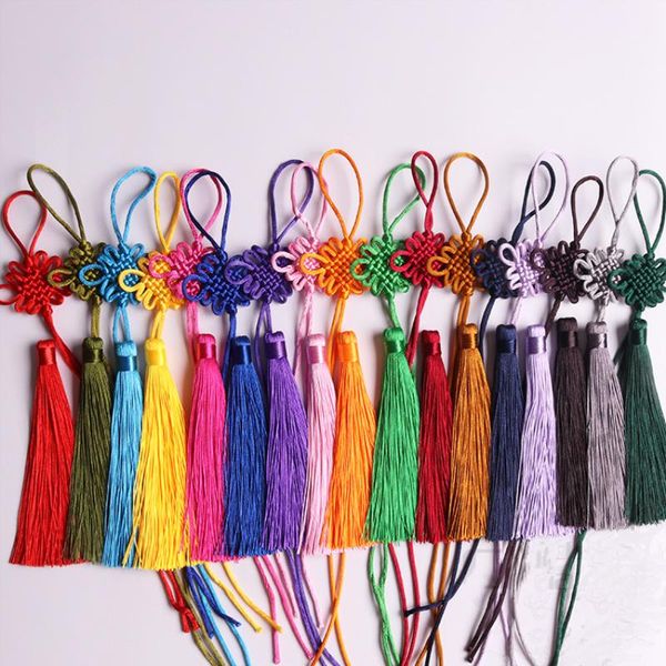 

10pcs semi finished chinese knots tassels diy jewelry home textile curtain garments decorative accessories pendant craft tassels h wmtqpd