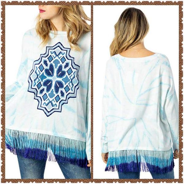 

printed embroidered sweaters from deg, spain 2020 xs-xl, White;black
