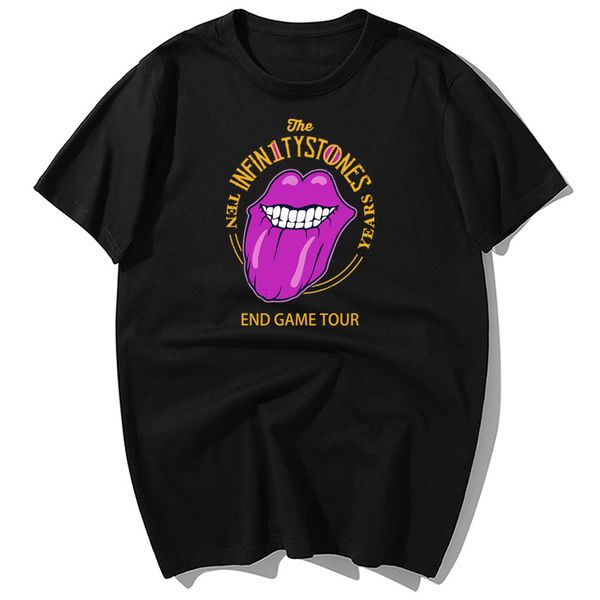 

funny the infinitystones end game tour print summer casual short sleeve harajuku streetwear sport hooded sweatshirt hoodie men t shirt