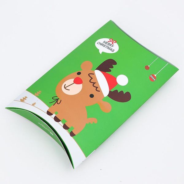 

gift wrap 50 pcs/lot christmas candy box packing pillow craft paper shape favor boxes party wrapping supplies