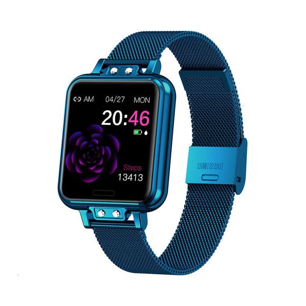 

new zl13 square female smart watch fashion trend waterproof step movement information re