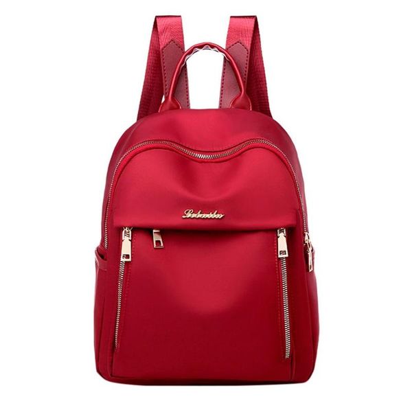 

women backpack oxford cloth waterproof leather wild backpacks fashion for teenage student bag travel backpack high quality