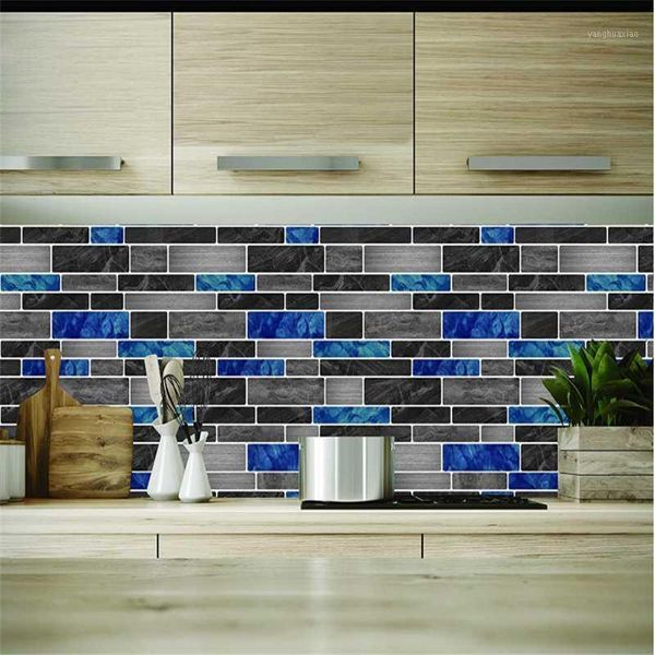 

wallpapers modern 3d small black brick self-adhesive three-dimensional wall sticker pvc stone wallpaper home decoration sticker1
