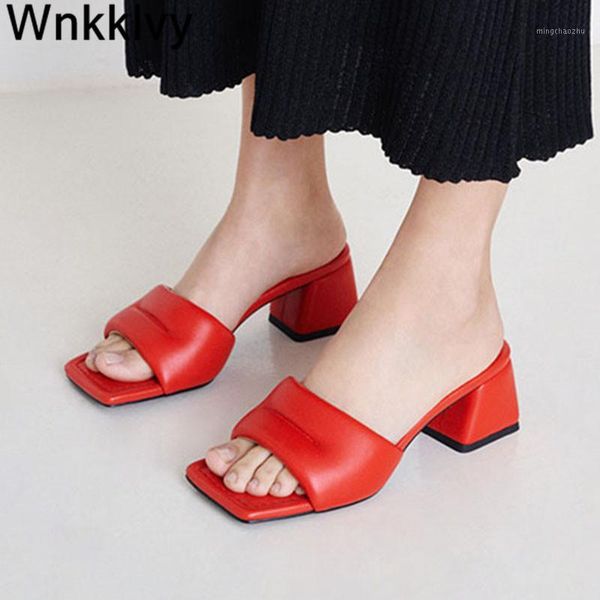 

slippers summer beach woman open toe flipflops lazy chunky high heels casual shoes outdoor wear comformtable sandals 20211, Black