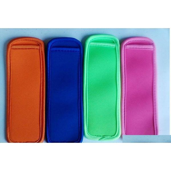 

300pcs popsicle holders pop ice sleeves er edge covering 18cmx6cm neoprene waterproof for kids summer k jllbfs loveshop01