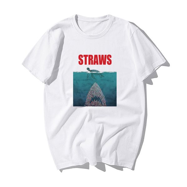 

straws funny casual shark tortoise summer short sleeve hip hop tees harajuku streetwear hooded sweatshirt hoodie men t shirt