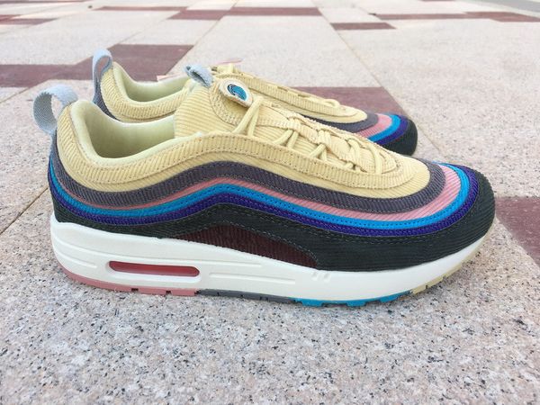 

shoes sean wotherspoon men running women yellow white sports sneakers trainers