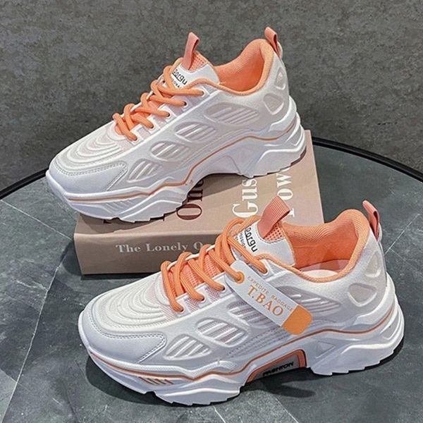 

women platform sneakers vulcanize shoe 2020 summer platform shoes mesh breathable super running walking shoes fashion dad shoes #pw7l