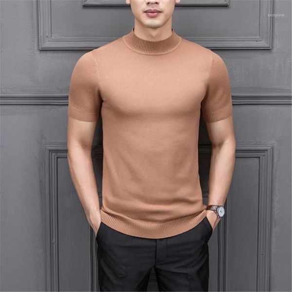 

summer pullover men knitwear men oversized sweater wool turtleneck streetwear sweater male knitwear man autumn1, White;black