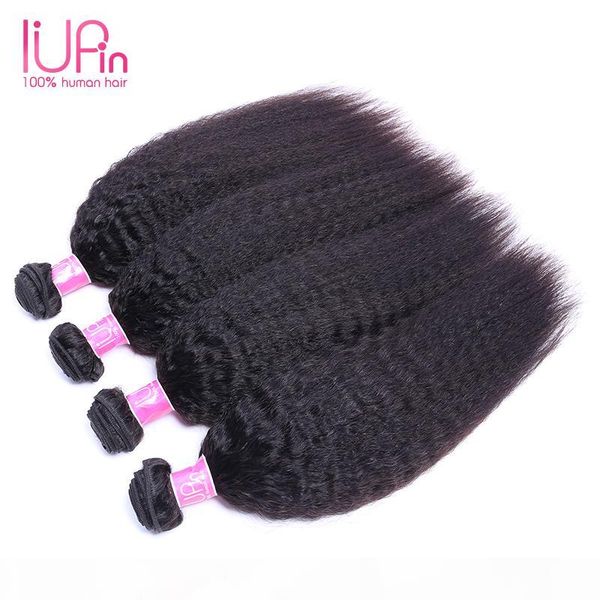 

combodian волос 3 шт яки прямой девственницы бразильский перуанский combodian индийский kinky человеческих волос straight человеческих волос, Black