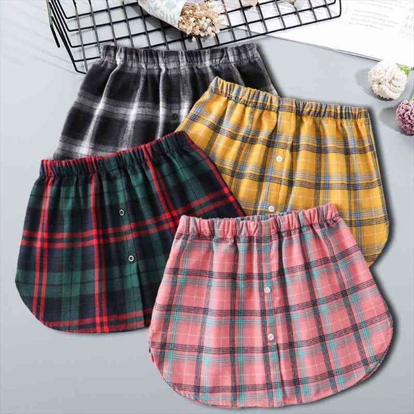 

fashion women fake hem skirt adjustable layering fake mini skirt shirt extender fashion half extended women accessories, Black