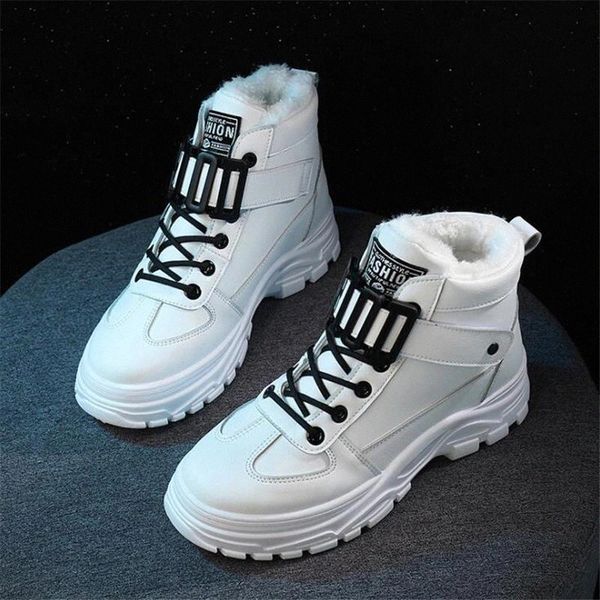 

women winter boots ladies female light brand platform fashion casual leather designer luxury ankle fur shoes woman snow boots #q39z, Black