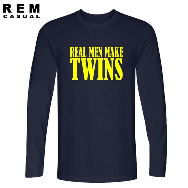 

real men make twins men t-shirt o-neck funny father to be dad t shirt tee basic long sleeve shirt sport hooded sweatshirt hoodie