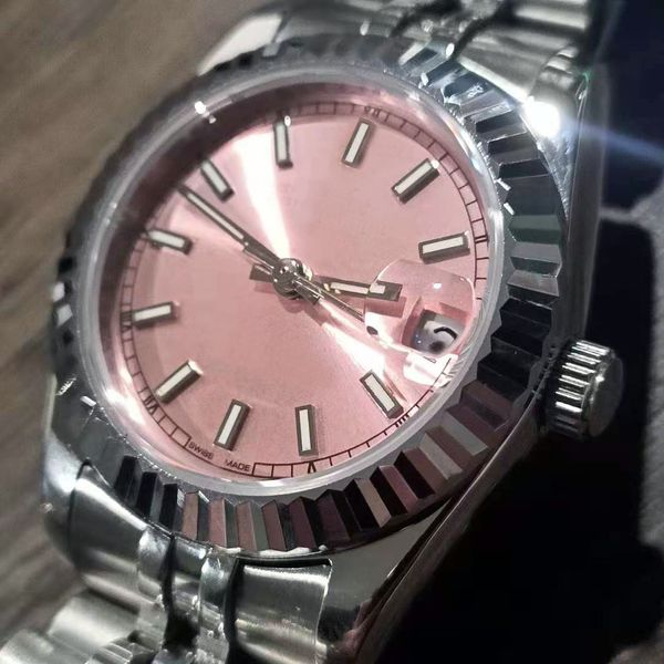 

women out wristwatches watch movement sapphire sports 31mm automatic watches stainless iced womens watches diamond mechanical steel kekip, Slivery;brown