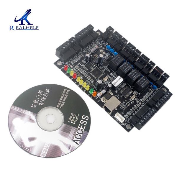 

4 door tcpip access control board house access control panel programming rfid door entry system with software swipe card