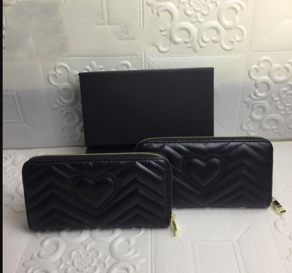 

luxury wholesale fashion single zipper pocket lady leather wallet lady long wallet, Red;black