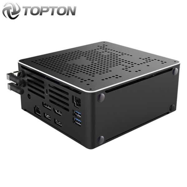 

intel 10750h i9 9980hk gaming mini pc windows 10 2 intel lans deskcomputer pc system 2*ddr4 2*m.2 ac wifi 4k htpc hdmi dp