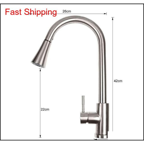 

new pull out sprayer kitchen faucet brushed nickel single qylbki sports2010