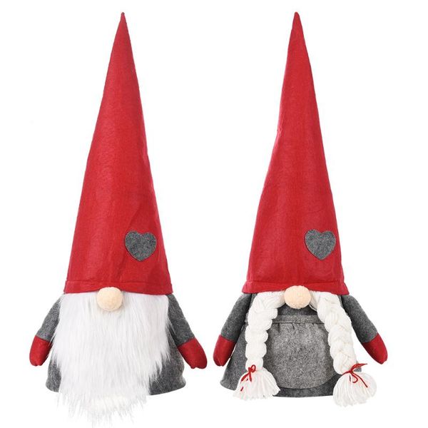 

christmas tree decor faceless dolls kids toys cute cartoon conical spring doll xmas ornaments festive hanging tree er
