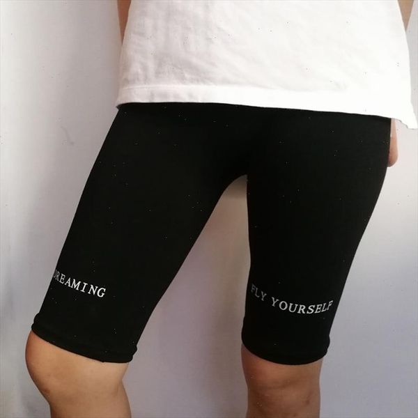 

high waist shorts women 2021 summer thin black cycling shorts fitness skinny short pants street style casual biker shorts, White;black