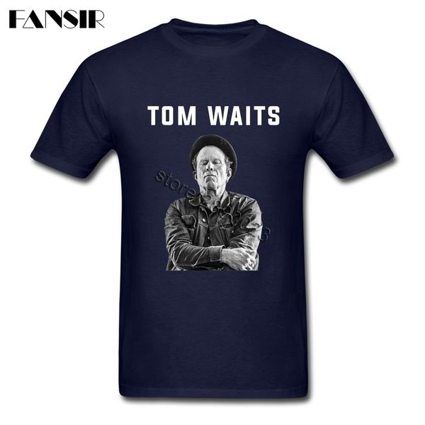 

funny men's t-shirt tom waits short sleeve o-neck t-shirt for man camisetas sport hooded sweatshirt hoodie