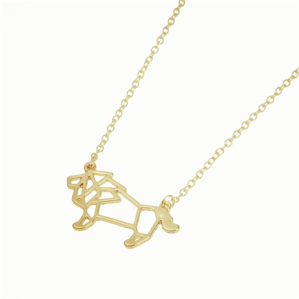 

europe and america popular lion small animal ornaments, hollow small lion pendant necklace, Silver