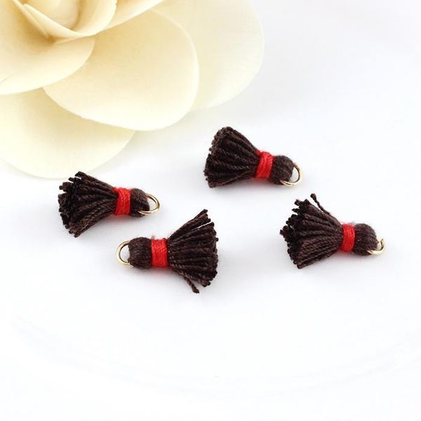 

10pcs 1.5cm mini cotton thread tassel pendant for jewelry making diy bracelet cellphone pendant finding craft supplies h wmtcrm