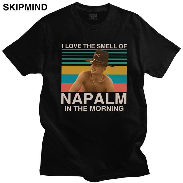 

funny i love the smell of napalm in the morning retro short sleeve bill kilgore apocalypse now sport hooded sweatshirt hoodie t shirt