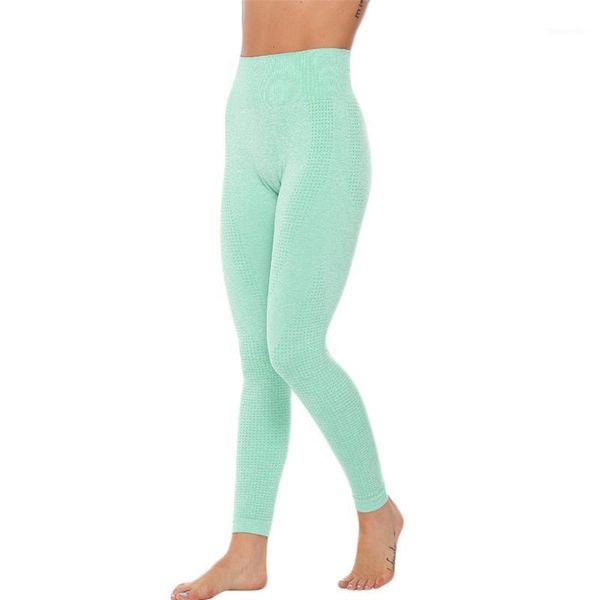 Yoga Outfits Frauen Leggings Push-Up Bauch-steuer Gym Hohe Taille Hosen Mädchen Workout Läuft Elastische Schnell trocknend1