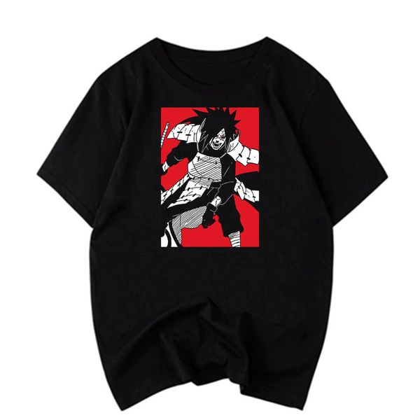 

аниме учиха мадара футболка hannya demon аниме япония японский прохладный тис свободный смешные tops спорта с капюшоном hoodie