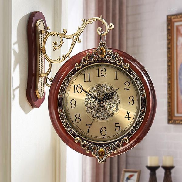 

vintage silent wall clock decorative retro wall clock watch room decoration art decorations home decor living room1
