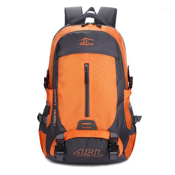 

45l men outdoor sports climbing hiking backpack waterproof anti-tear rucksack camping trekking travel mountaineering backpack1