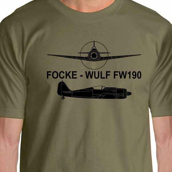 

fashion new men's t shirt sleeve fitness aeroclassic focke wulf fw 190 silhouette summer men's t shirts sport hooded sweatshirt ho