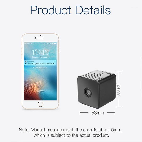 

2020 newsmart camera standard ip65 waterproof dustproof 1080p fhd 2.4g wifi ir night vision outdoor1