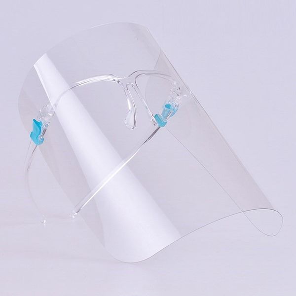 

full oil-splash face face cover shield proof transparent anti-uv protective faceshield with glass frame anti-fog eye fac