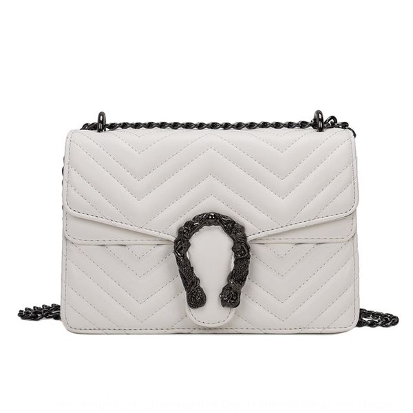 

women 2020 new net red ck chain women's shoulder small square bagins versatile single shoulder messenger bag pu small square bag zblsm