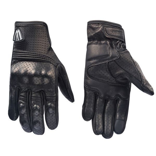 

willbros motorcycle atv bike off-road motocross leather gloves summer, Blue;gray