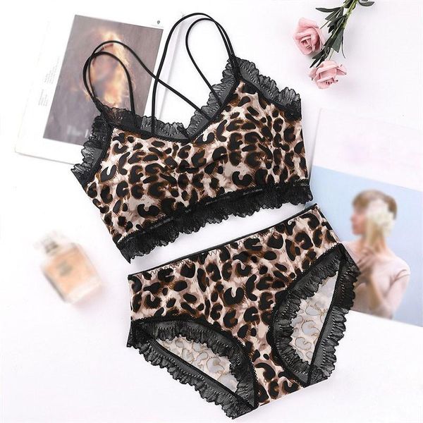 

fashion lingeries set leopard print bra lace women underwear lingerie feminina wire lenceria bras and panty sets new, Red;black