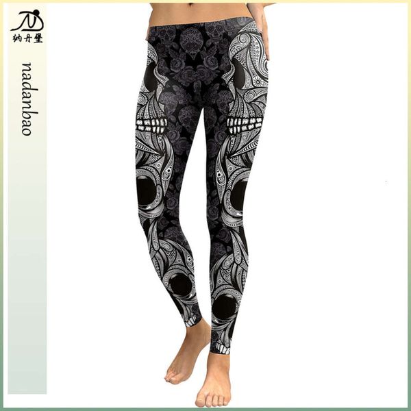 

2020 new trend digital printing low waist leggings and tights kdk1769, Black;white